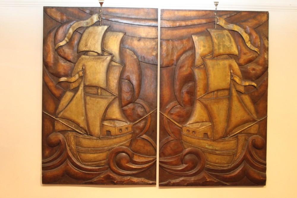 PAIR OF ART DECO PANELS 