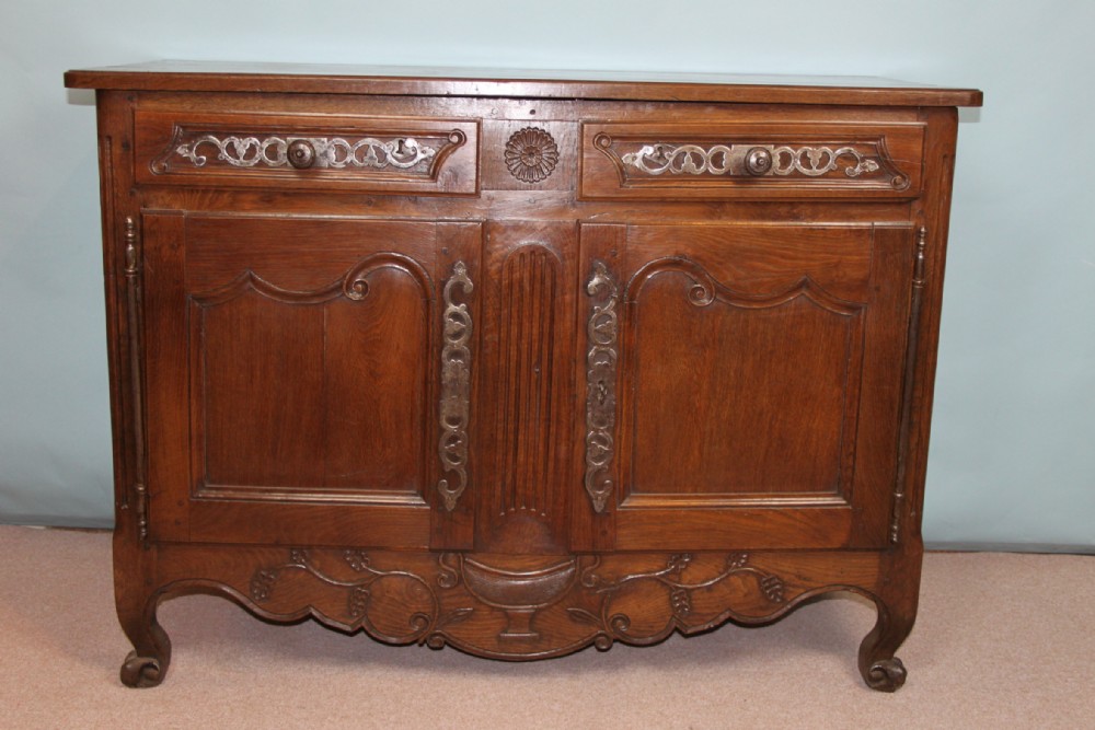 Antique oak buffet base  / sideboard 