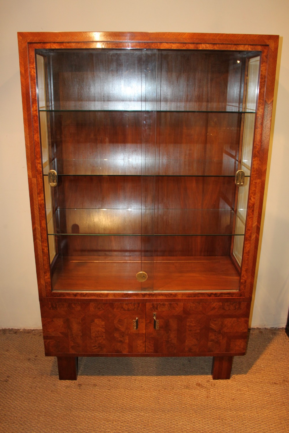 ART DECO DISPLAY CABINET 