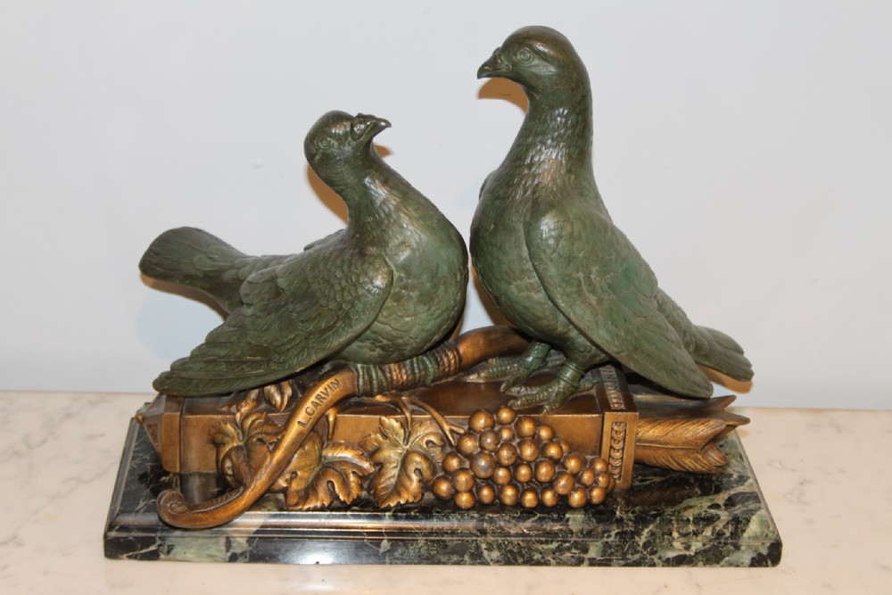 Spelter pigeons