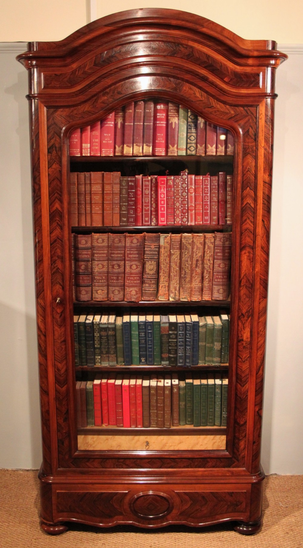 Rosewood bookcase 