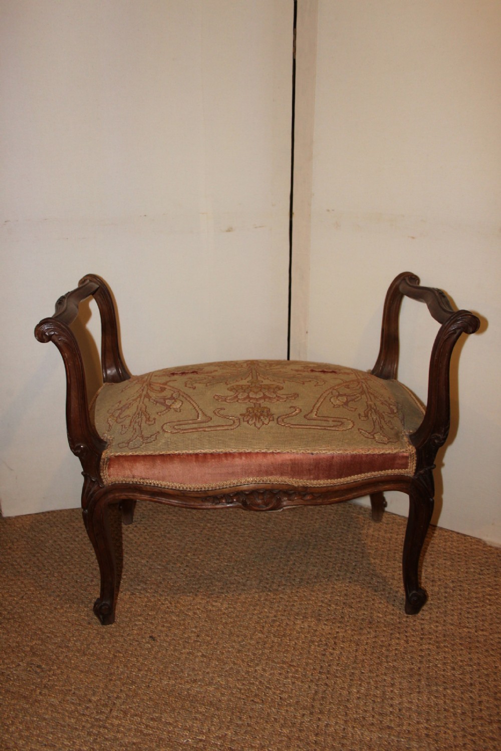 Walnut stool 