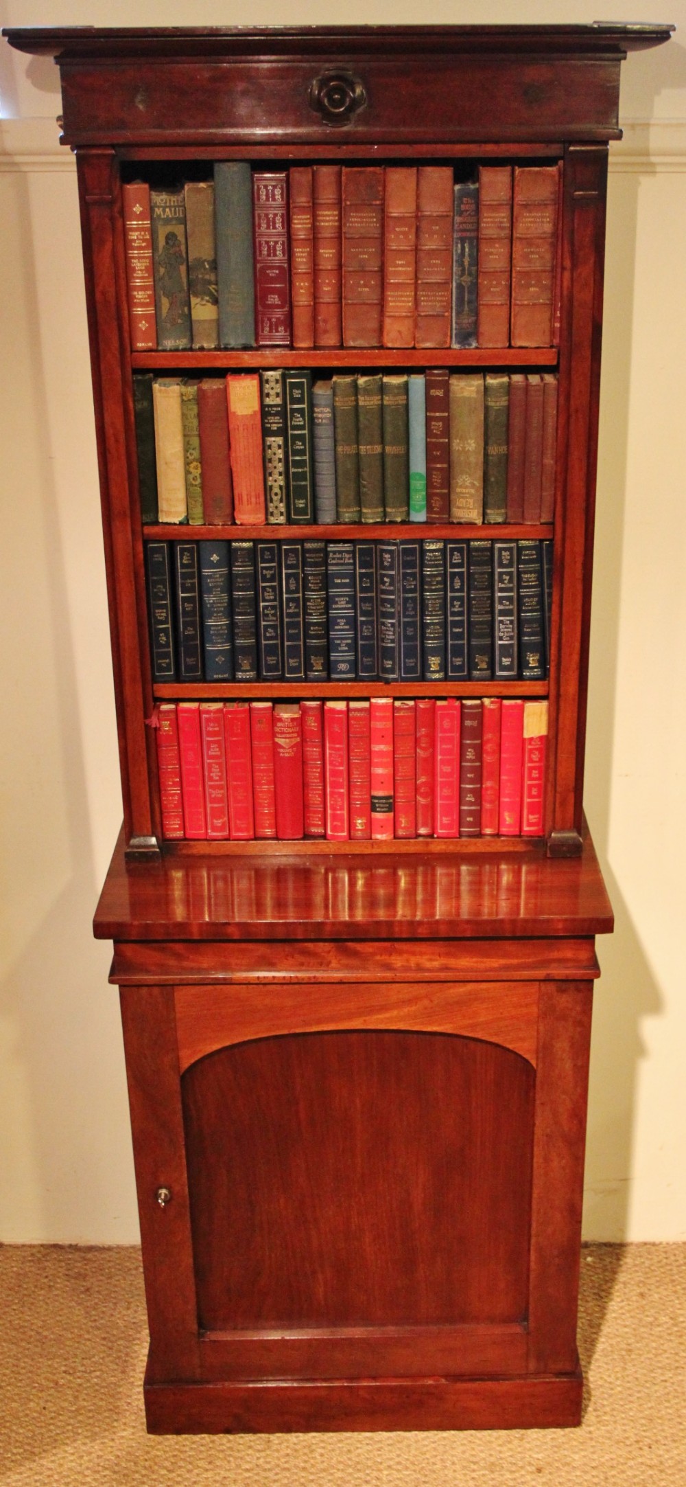 Victorian mahogany bookcase 