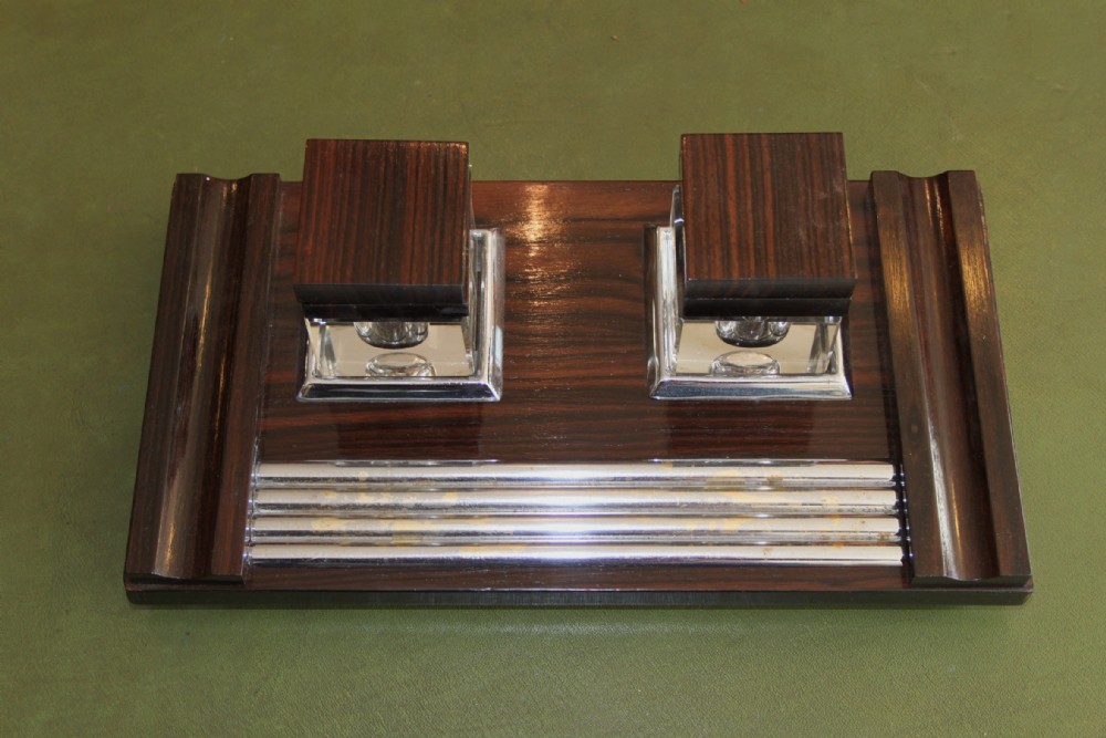 Art deco inkwells 