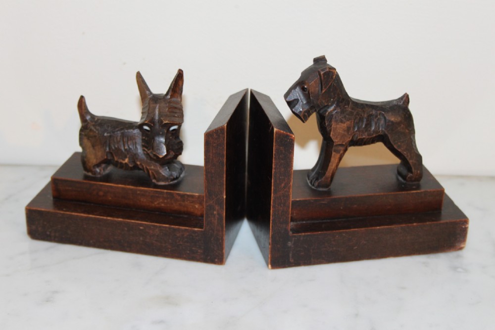 Pair of art deco bookends 