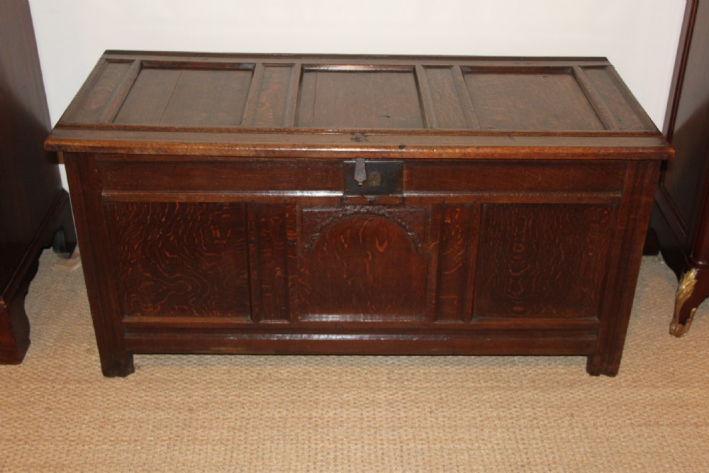 18th century oak coffer 