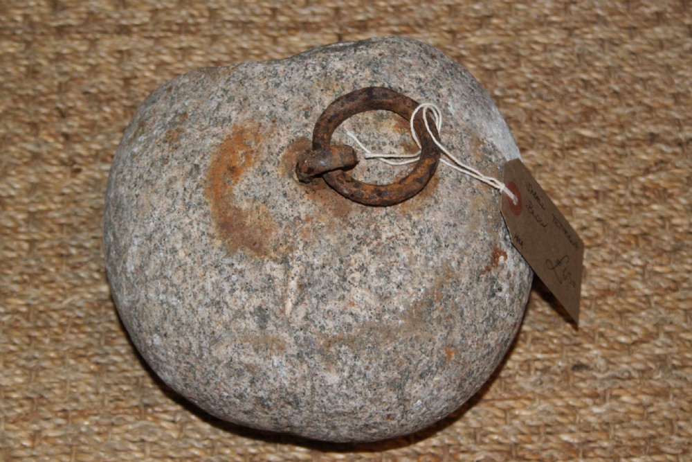 small granite tethering block 