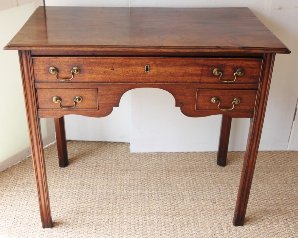 Georgian mahogany low boy 