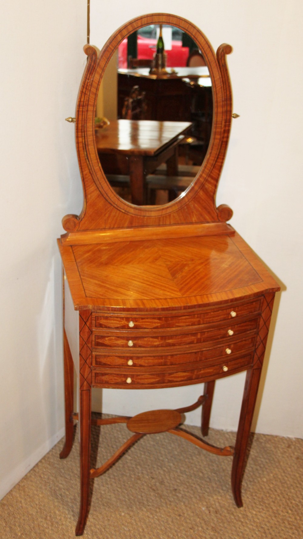 Small satinwood dressing table 