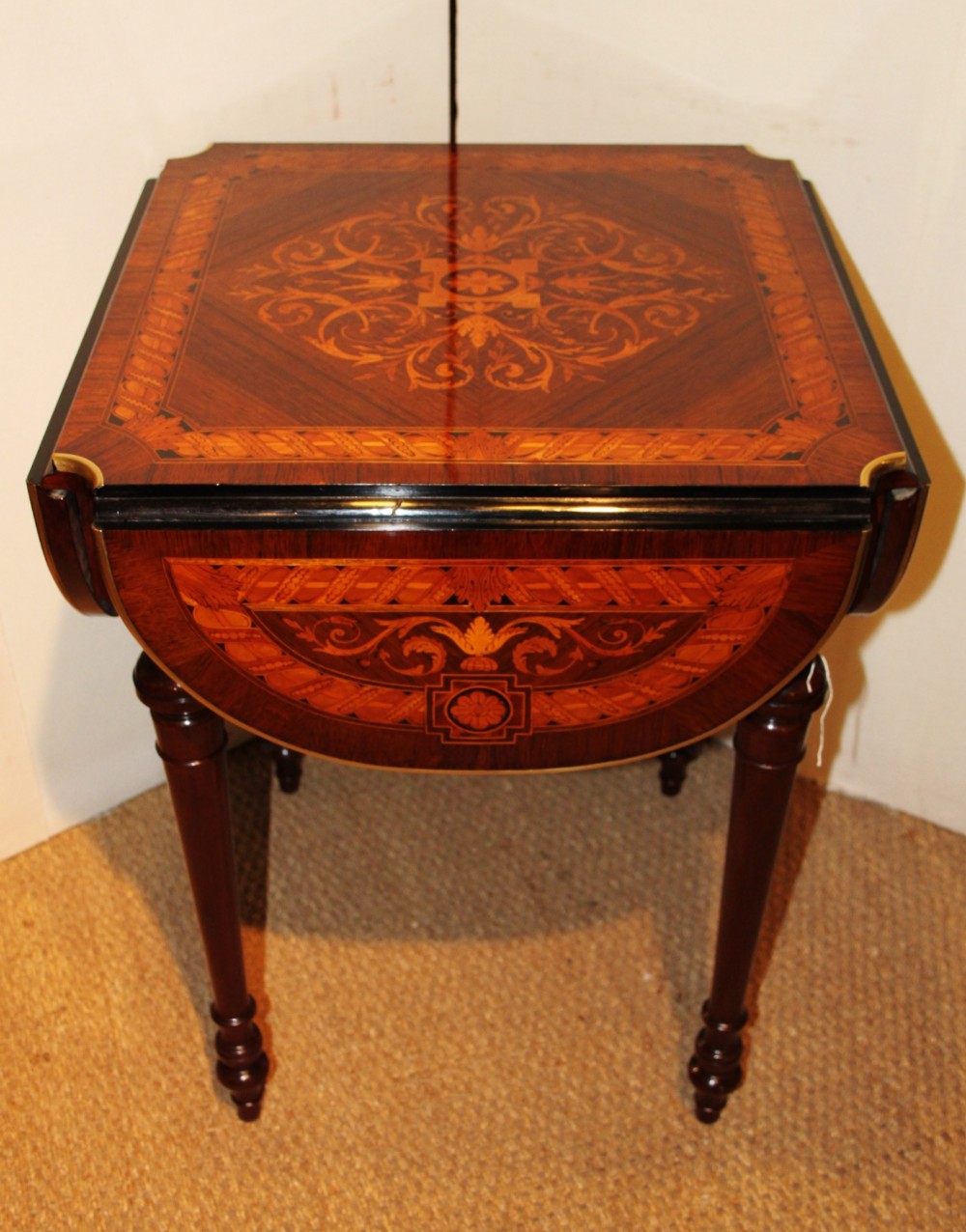 Napoleon III inlaid side table 
