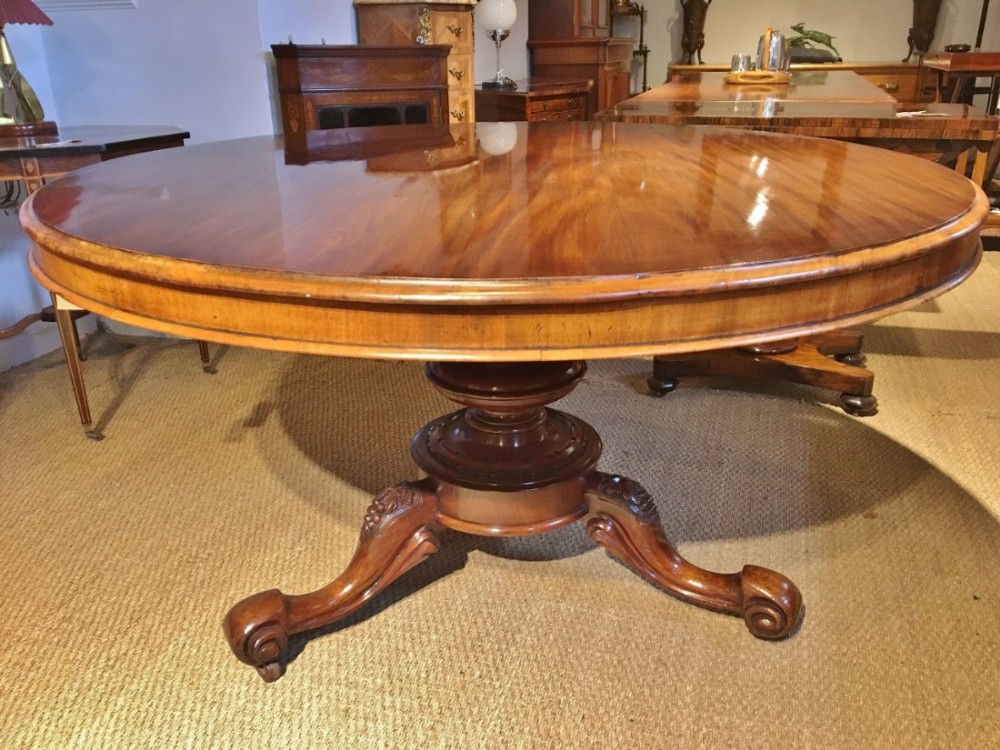 MAHOGANY DINING TABLE C 1860