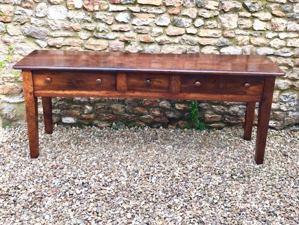 Oak dresser base / server