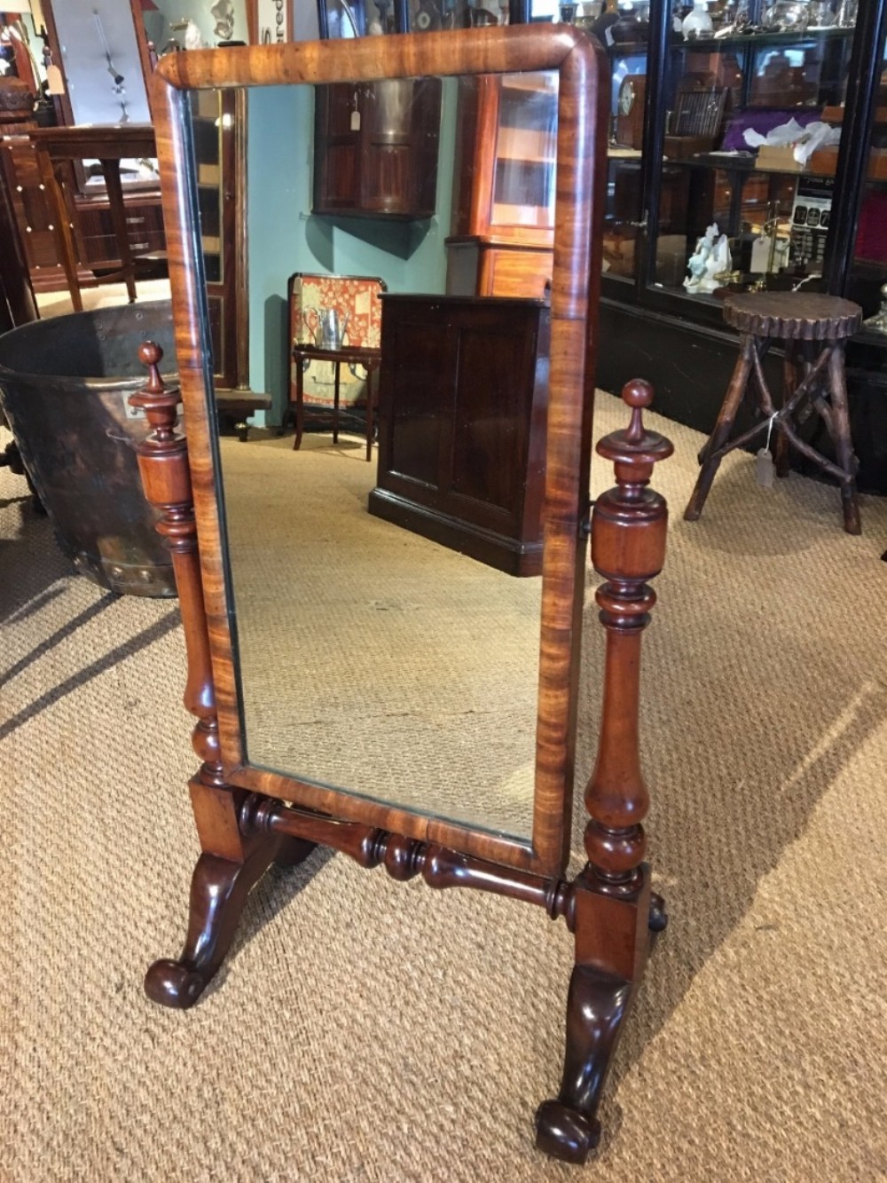 CHEVAL MIRROR  FOR A CHILD, C1870