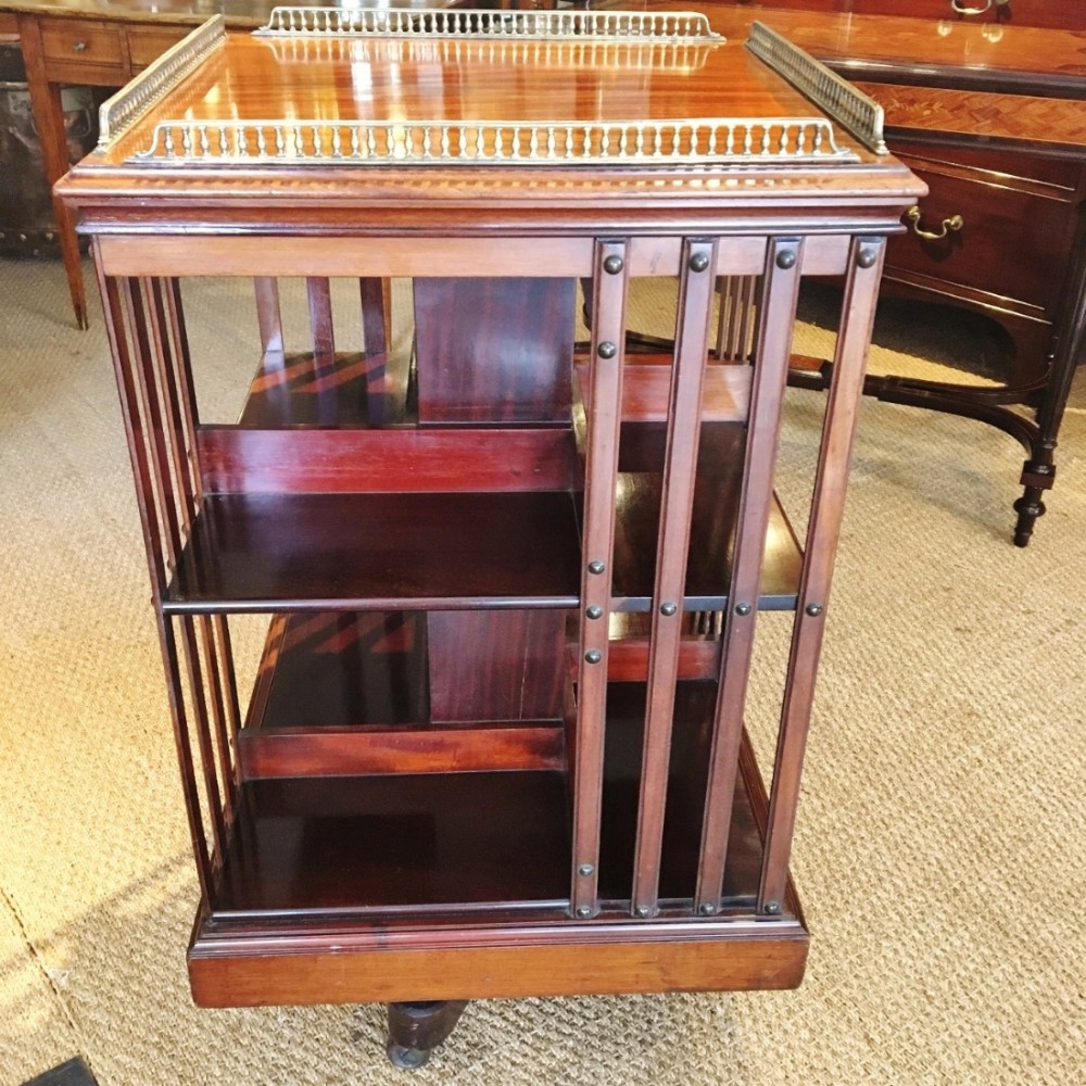 REVOLVING BOOKCASE. C 1900