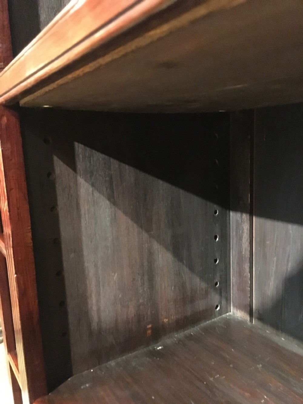 Mahogany breakfront bookcase  View VI