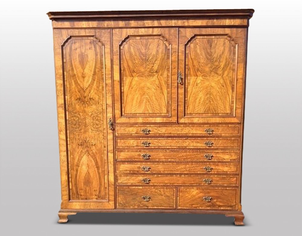  Wardrobe.  C 1920. Walnut