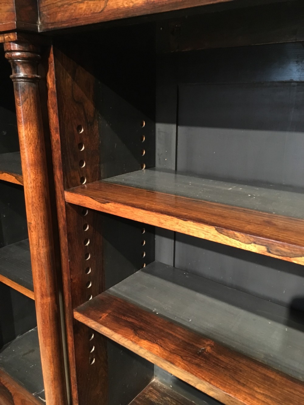 Rosewood breakfront bookcase  View IX