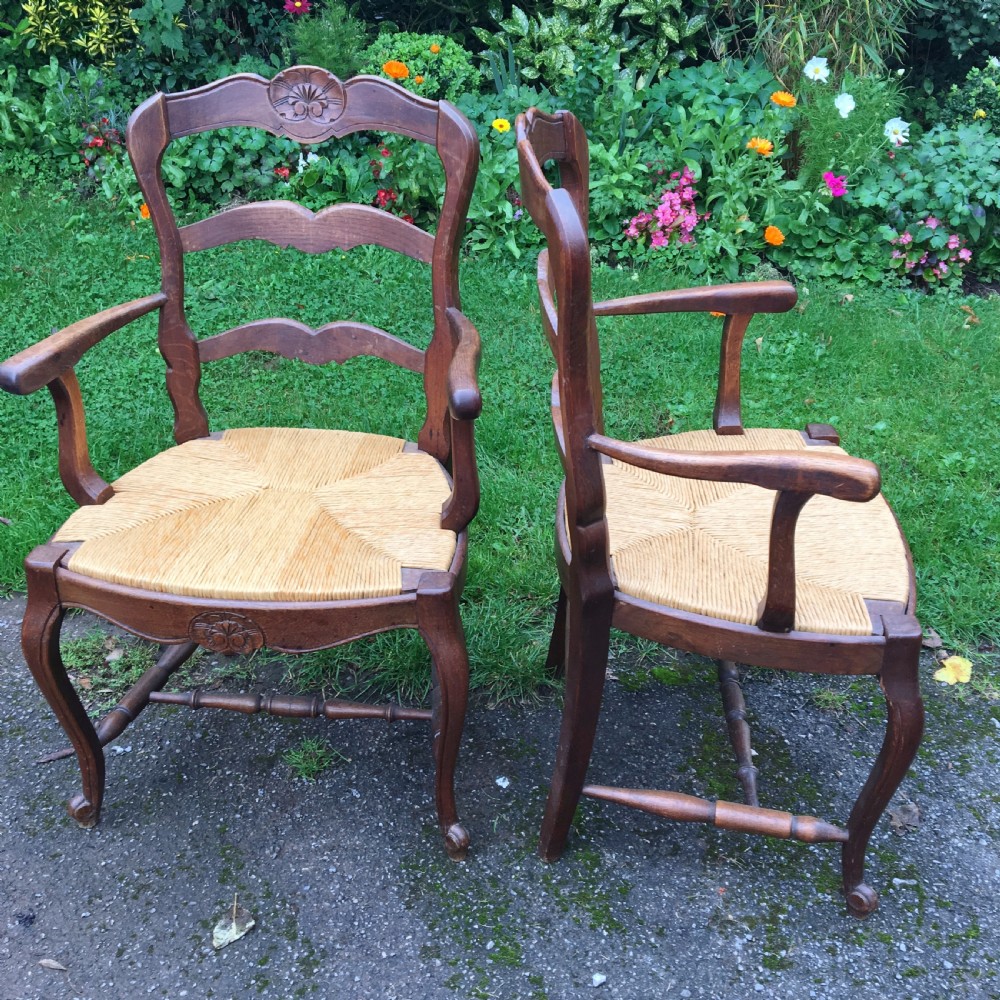 French  Kitchen Dining Country Chairs. C 1940,s    set of 6 View IV