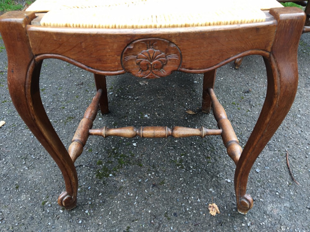 French  Kitchen Dining Country Chairs. C 1940,s    set of 6 View VI