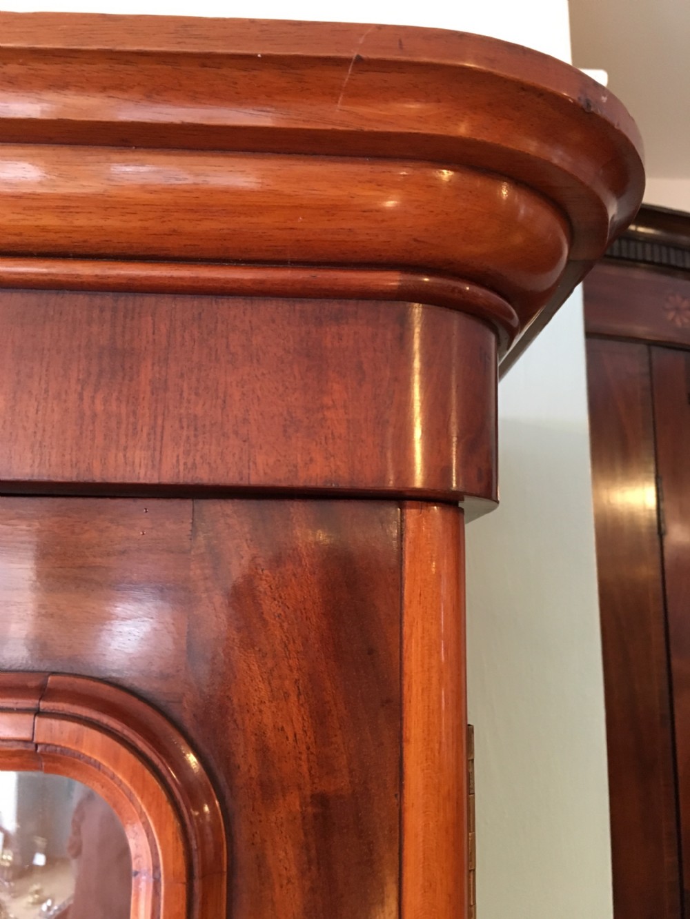 Victorian mahogany 2 part bookcase  View VI