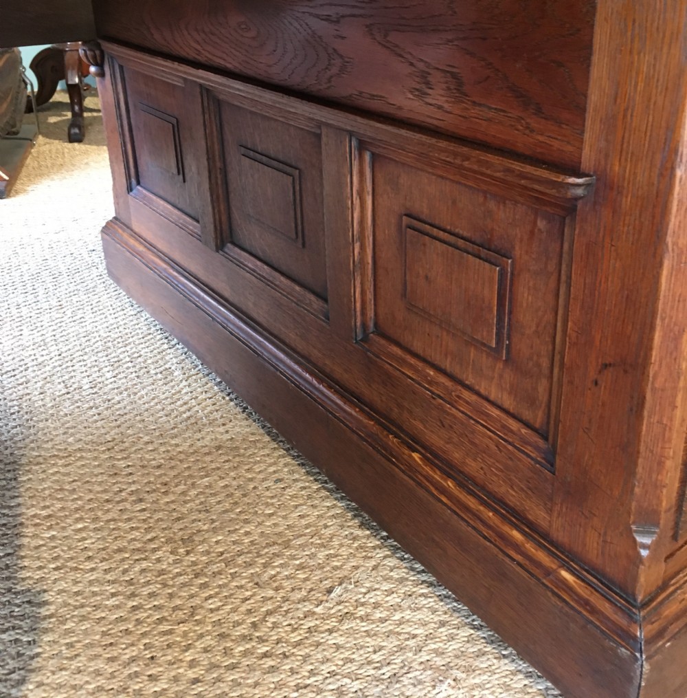 5ft oak pedestal desk  View XV