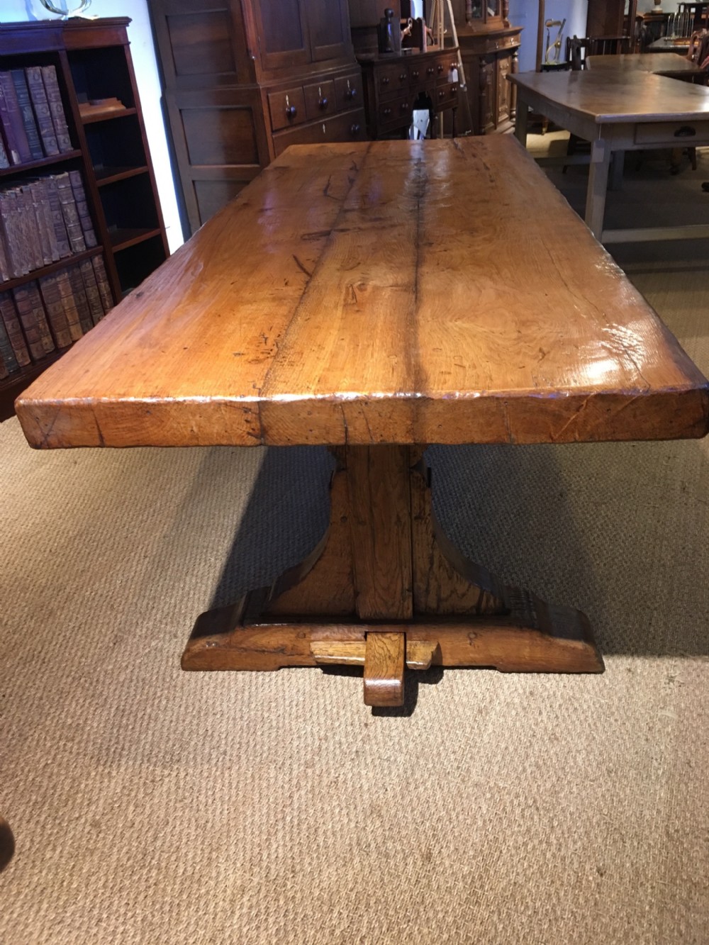 Oak refectory table / kitchen table/ dining table  View II
