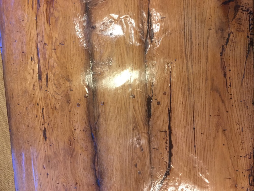 Oak refectory table / kitchen table/ dining table  View V