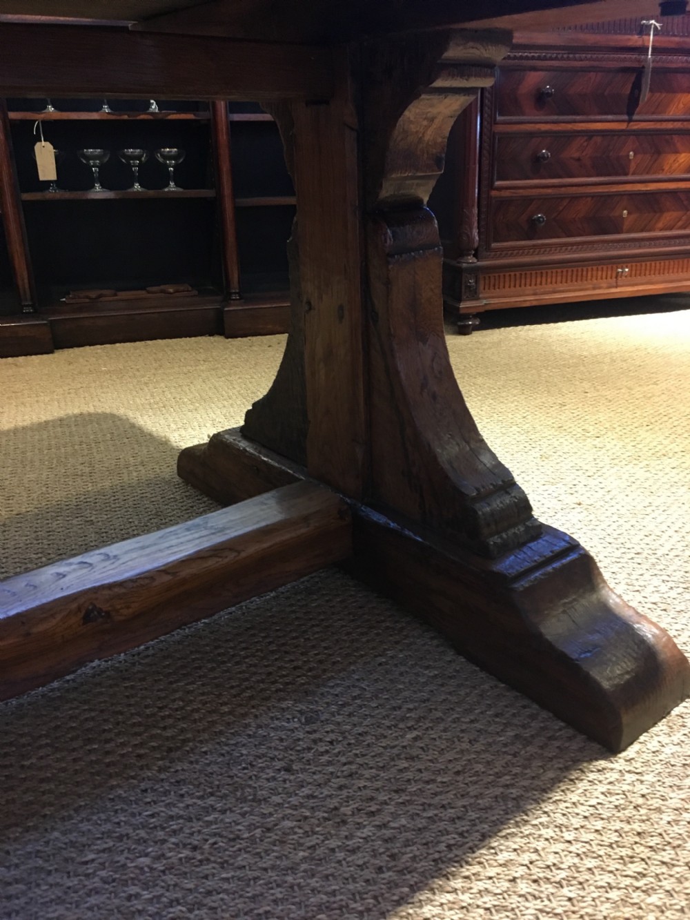Oak refectory table / kitchen table/ dining table  View IX