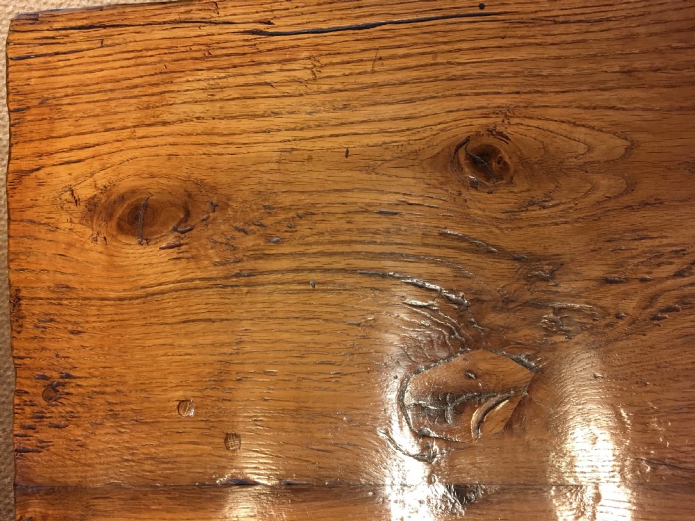 Oak refectory table / kitchen table/ dining table  View X