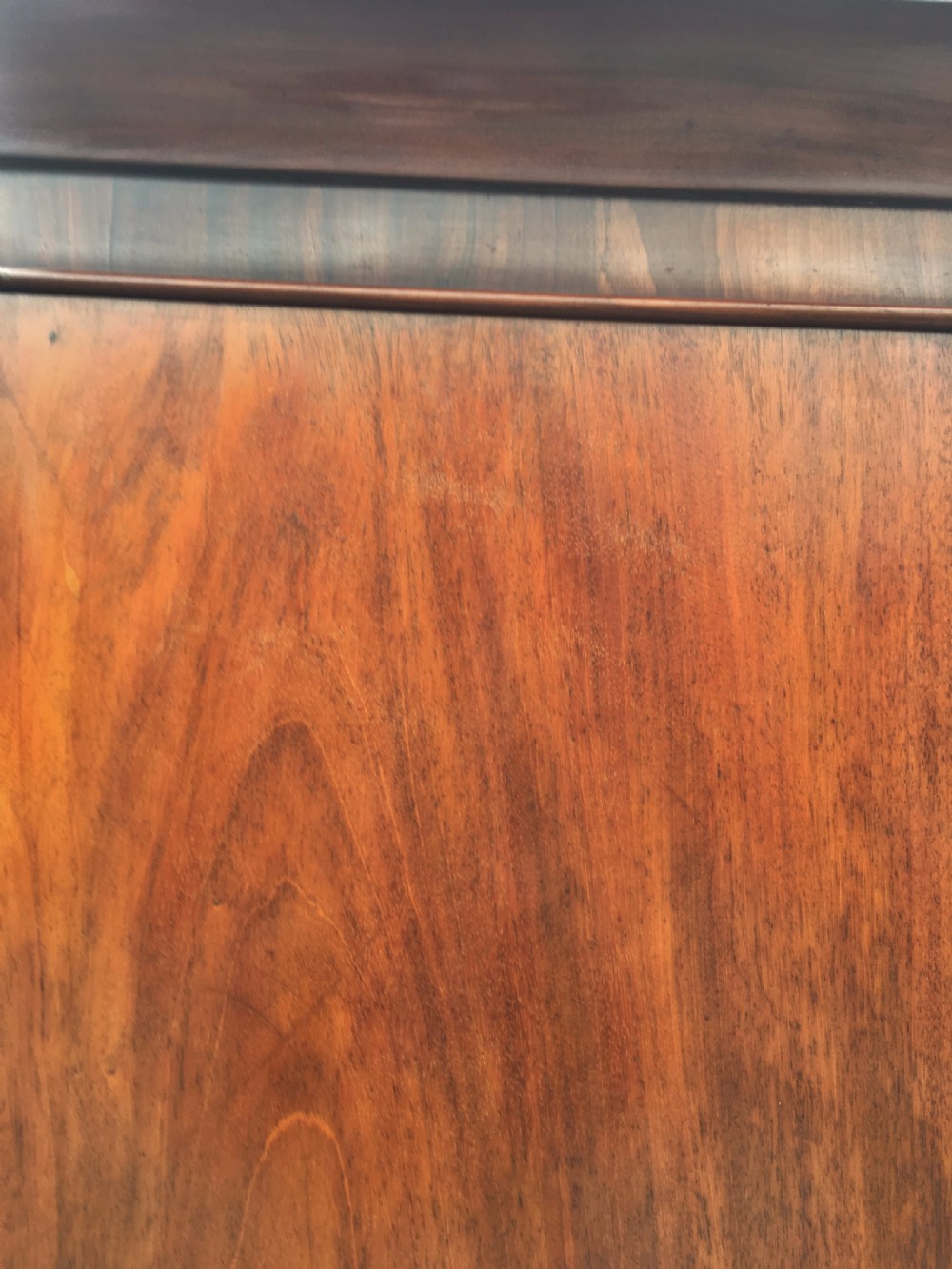 MAHOGANY LINEN PRESS C1860 View VI