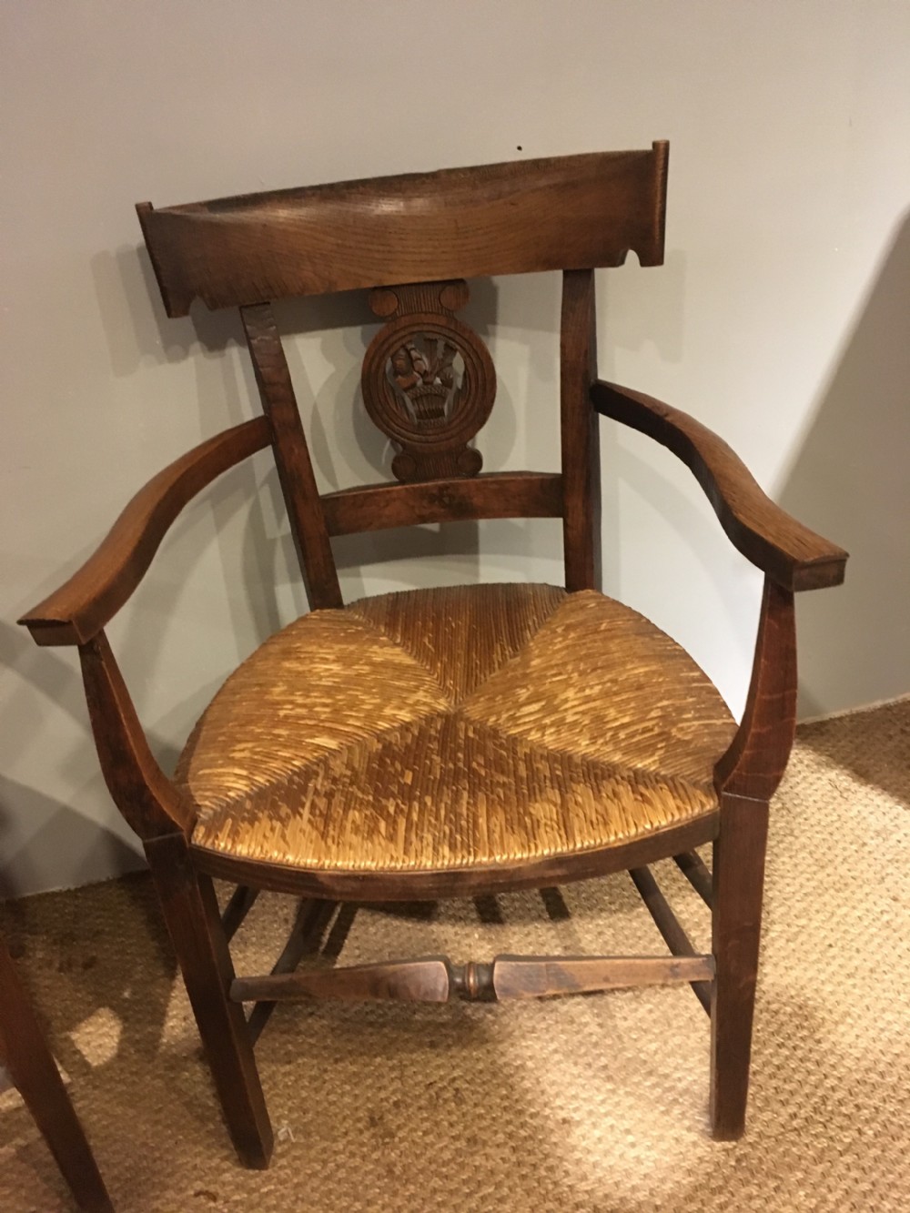 Pair of country carver chairs  View IV