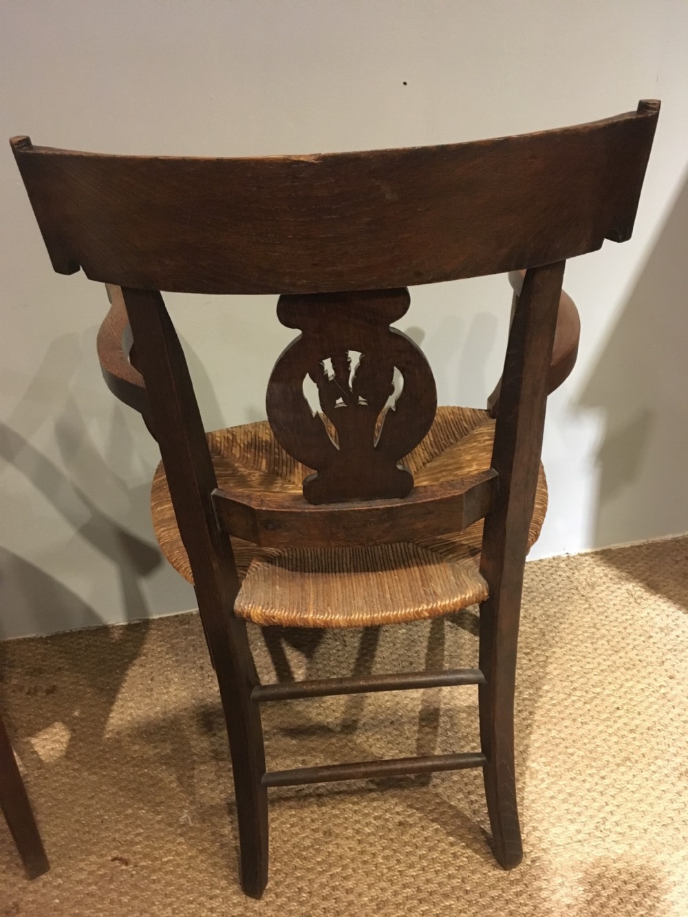 Pair of country carver chairs  View VII
