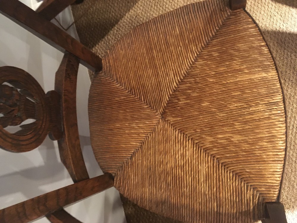 Pair of country carver chairs  View IX
