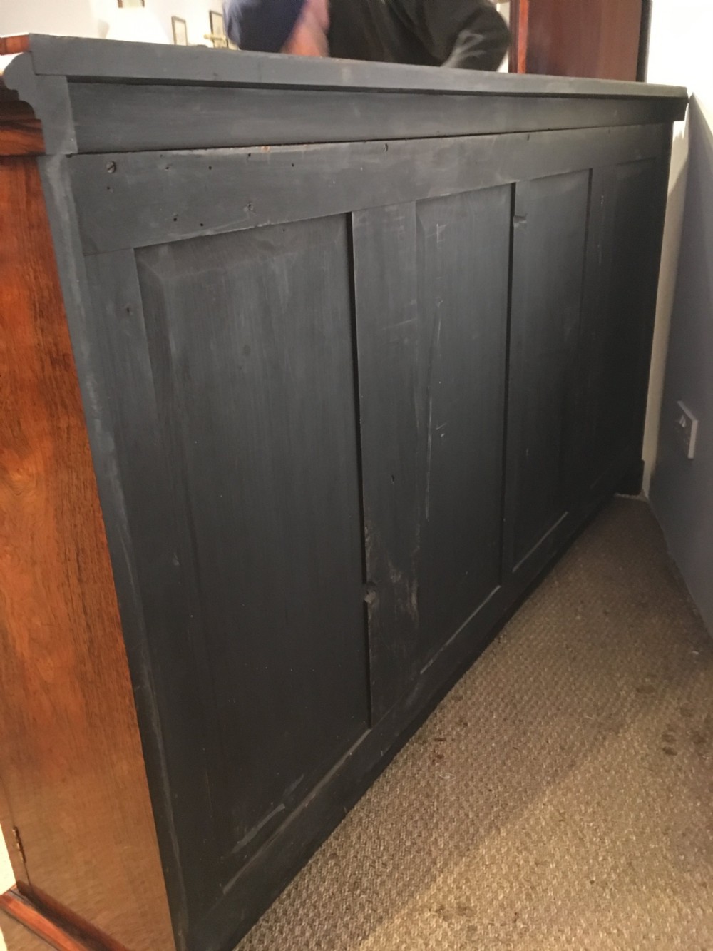 George IV rosewood 3 door bookcase  View IV