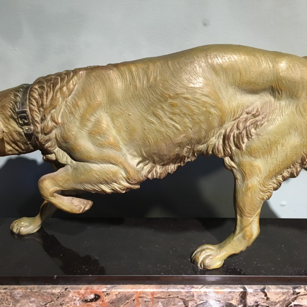 Art Deco spelter figure of a dog  View IV