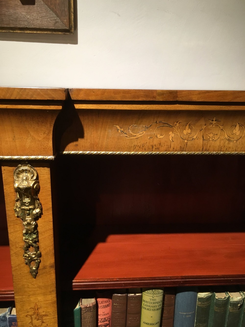Victorian breakfront bookcase  View IV