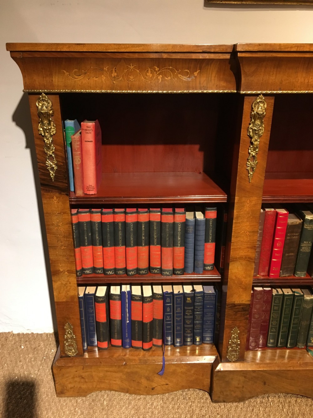 Victorian breakfront bookcase  View VII