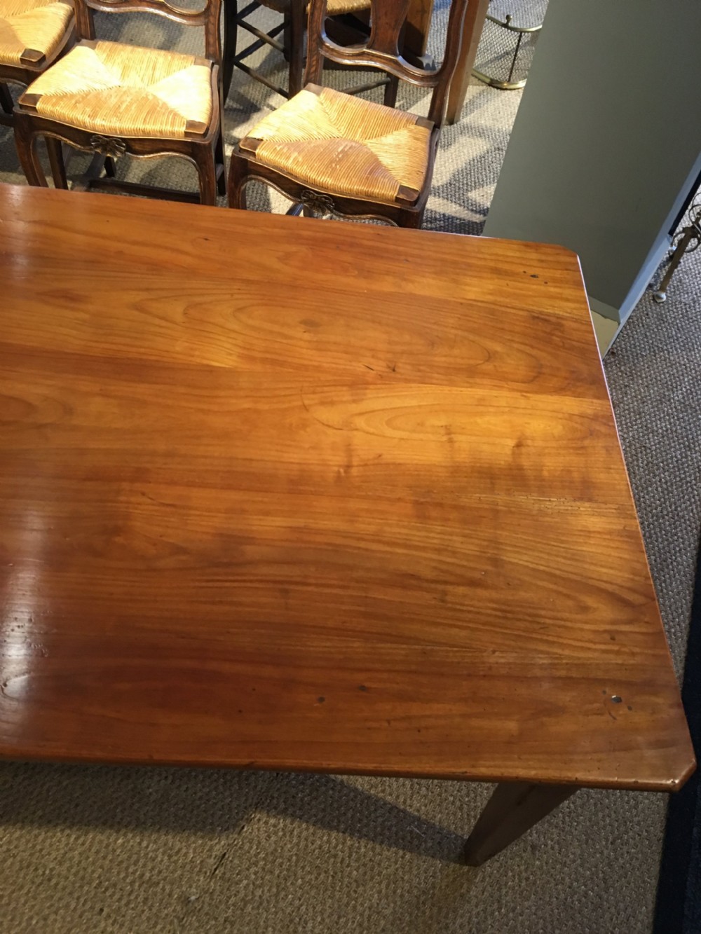 Farmhouse table in cherry 6ft long   View V