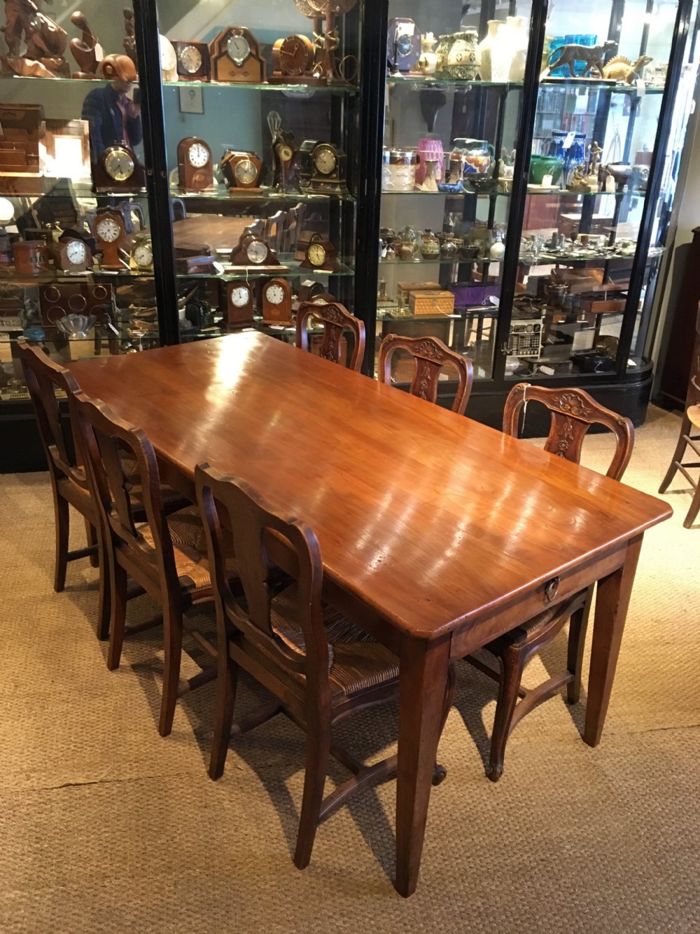 Farmhouse table in cherry 6ft long   View VII