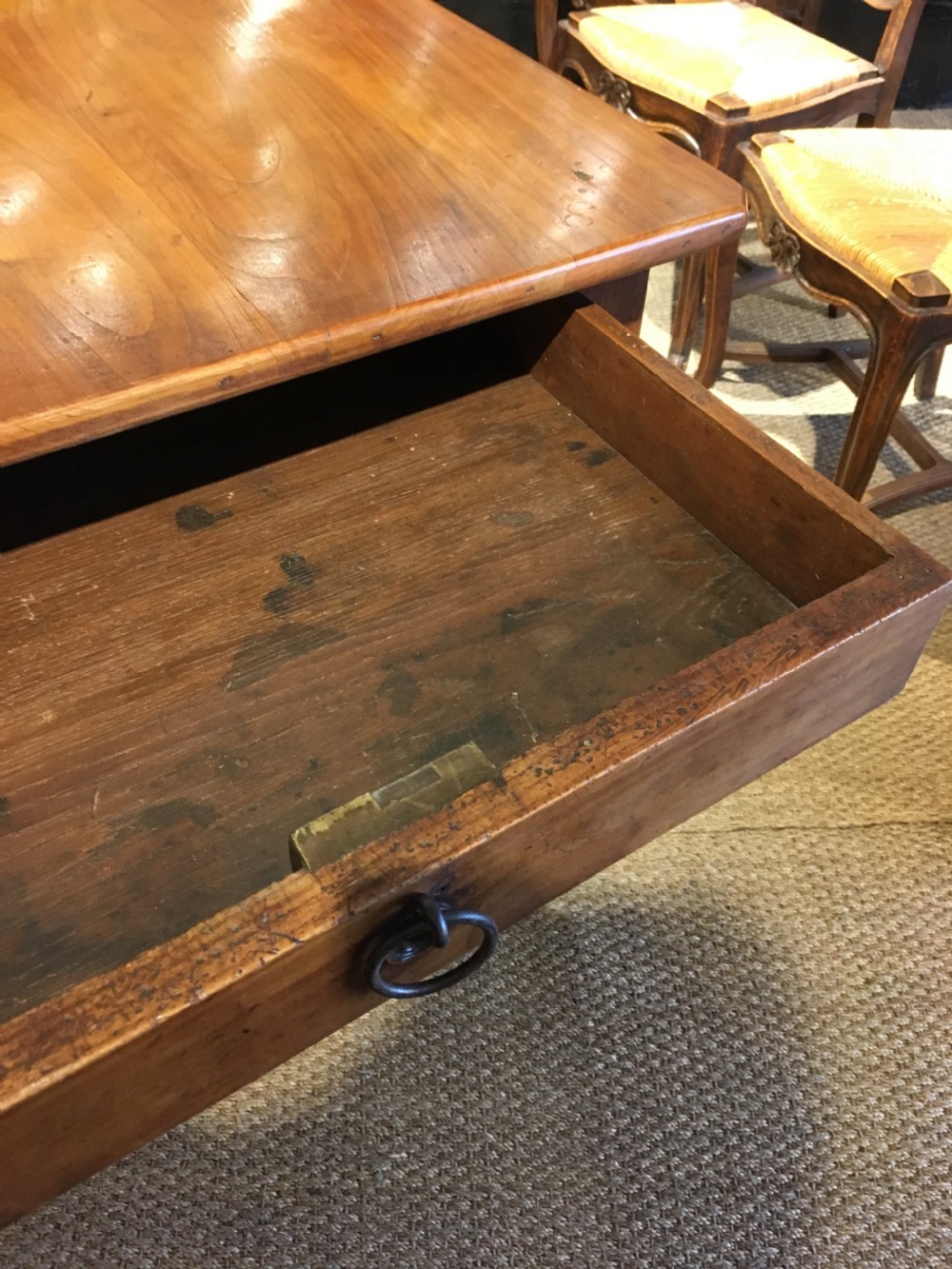 Farmhouse table in cherry 6ft long   View IX