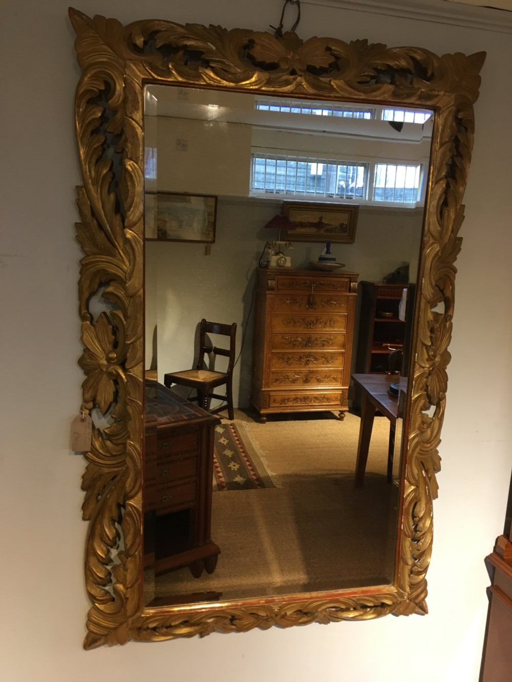 Antique gilt mirror 