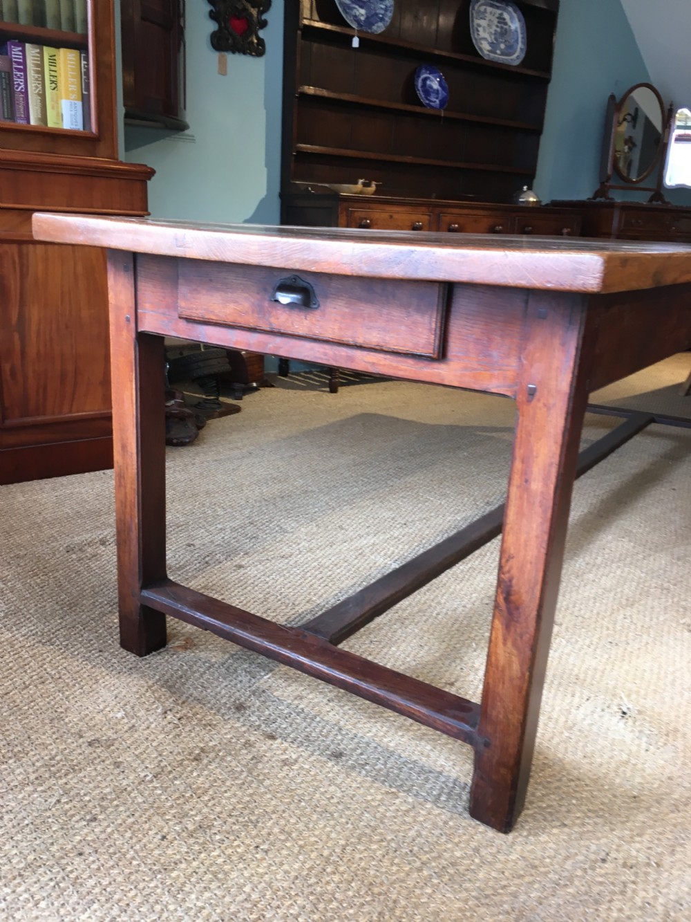 Oak farmhouse table  View II