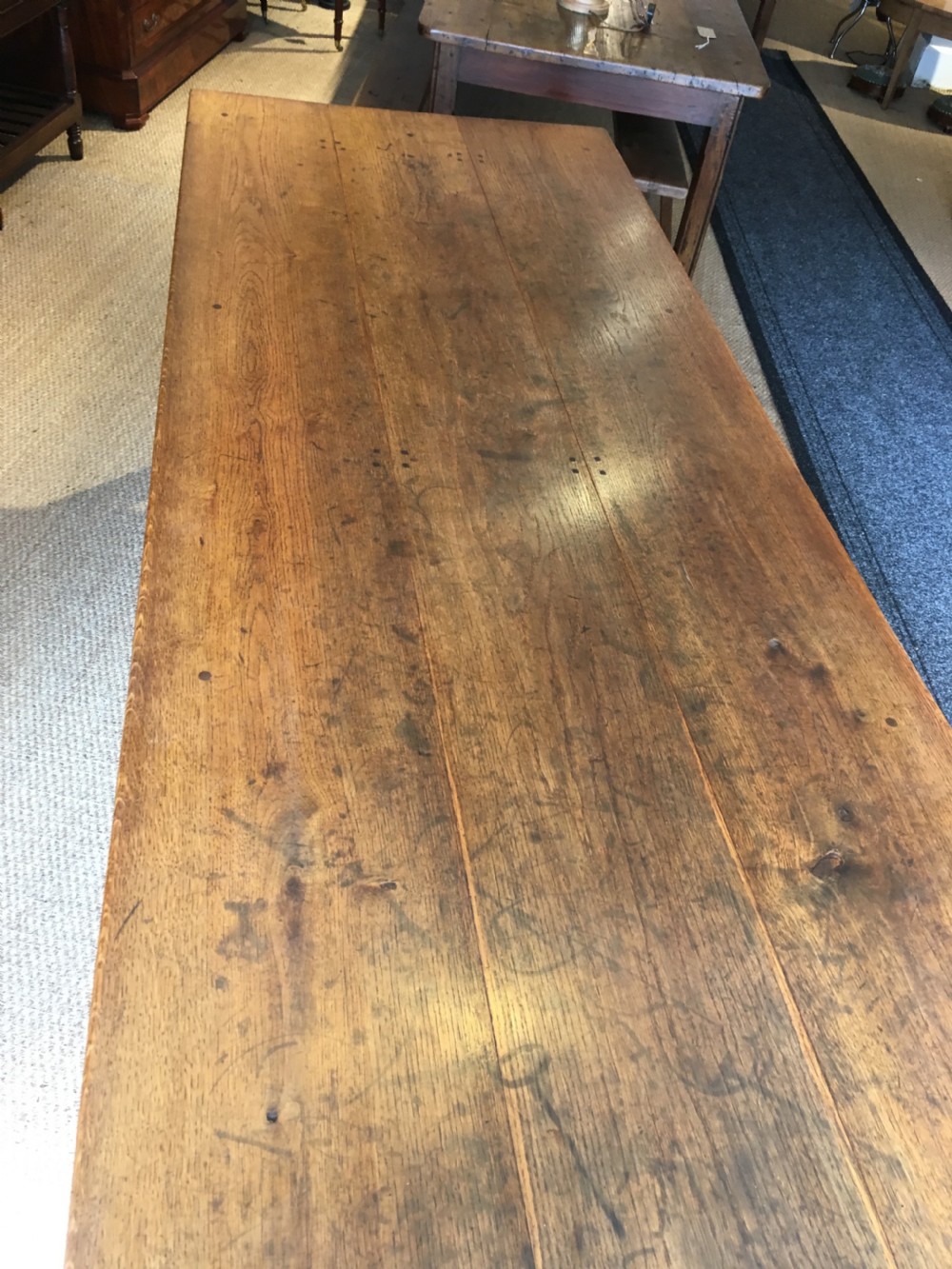 Oak farmhouse table  View VII