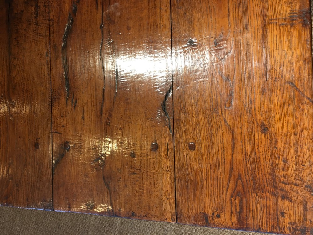 Oak refectory table  View VII