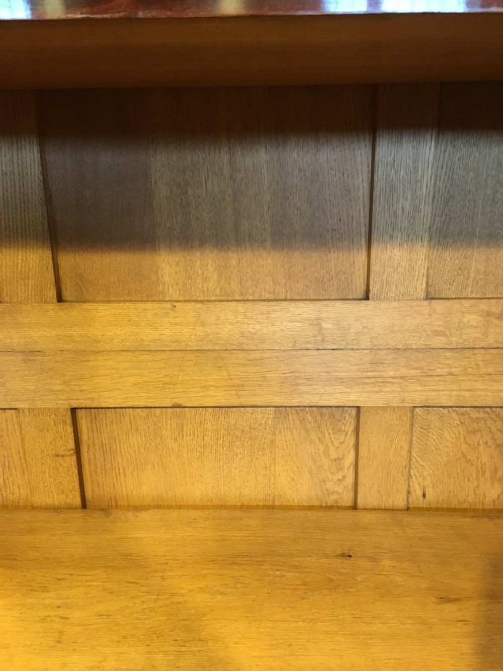 Mahogany 2 door bookcase   View VIII