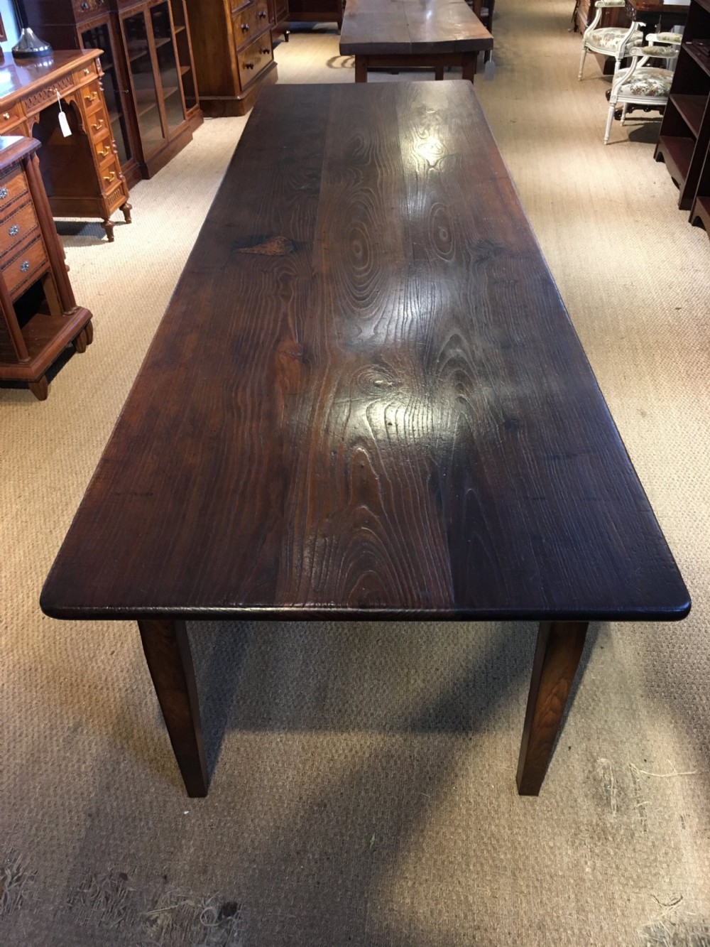 Chestnut farmhouse table 3 meters long 