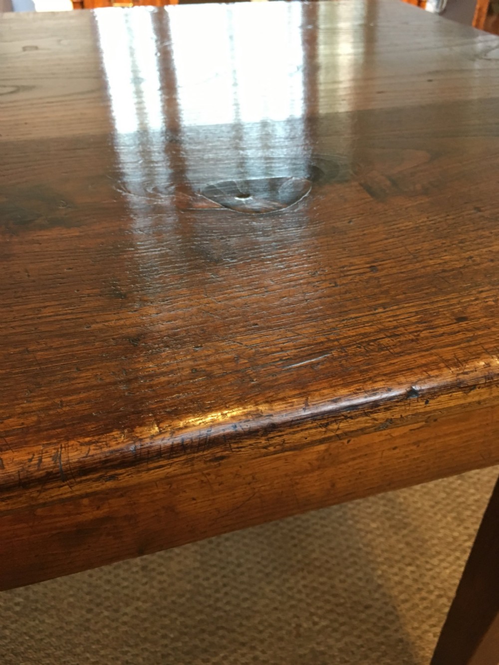 Chestnut farmhouse table 3 meters long  View IX