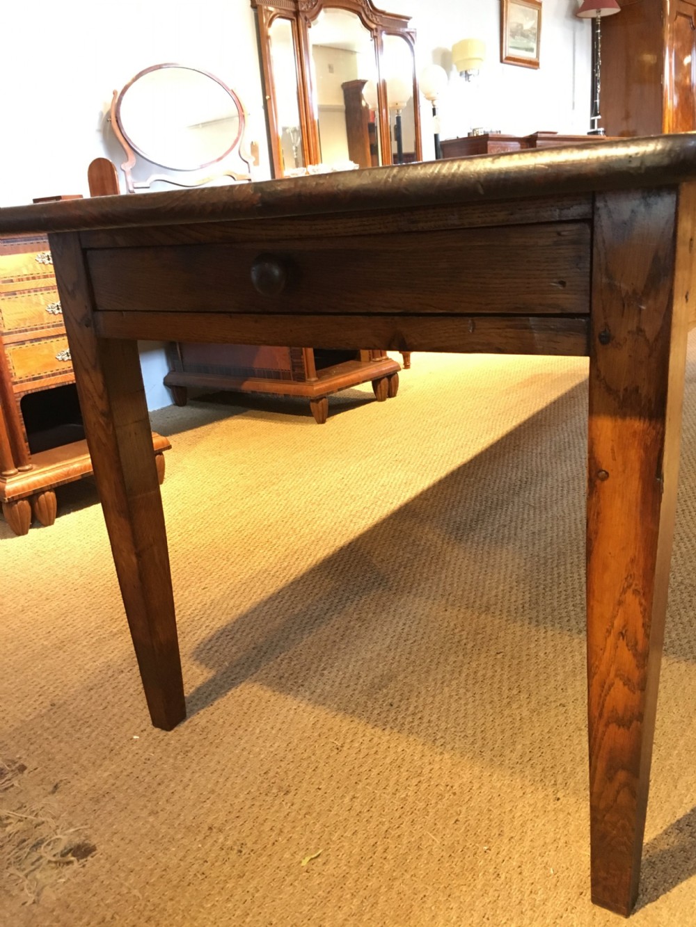 Chestnut farmhouse table 3 meters long  View XII