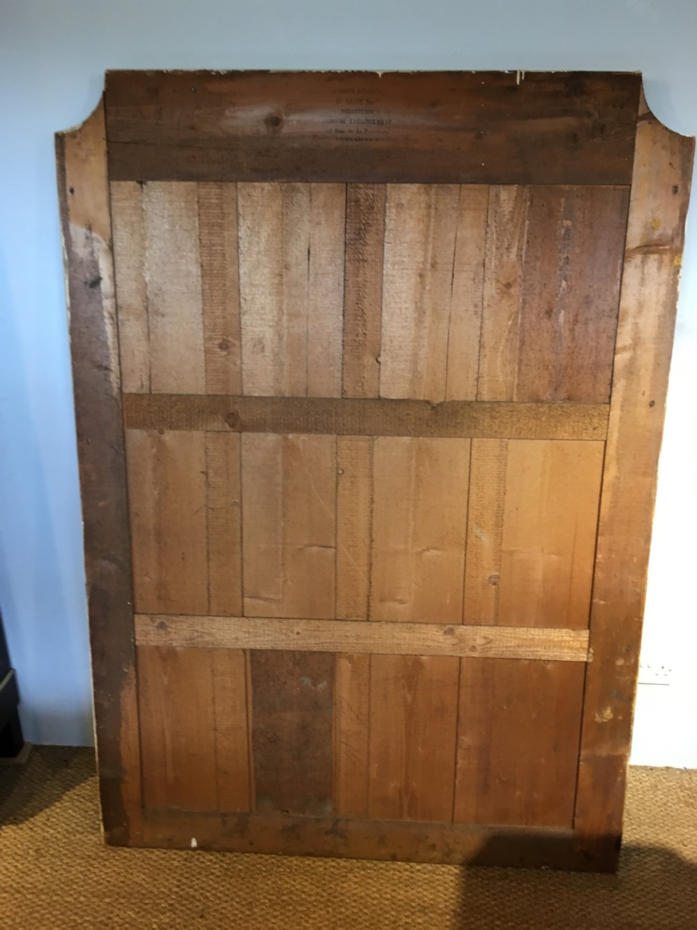 Large antique gilt mirror   View IX
