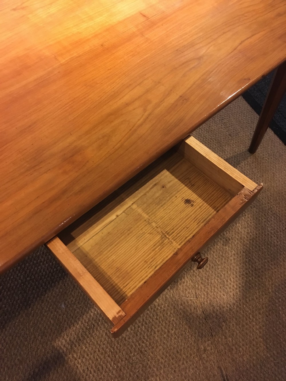 Farmhouse table cherry wood 2 meters  View VIII
